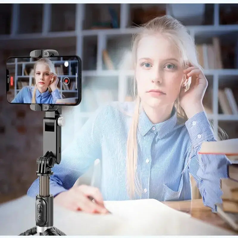 360 Rotation Gimbal Stabilizer With Selfie Stick For IPhone