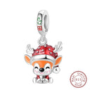 Sterling Silver Christmas Charm Santa