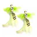 Interactive Cat Stick Toy Premium Quality Feather Bird Bell