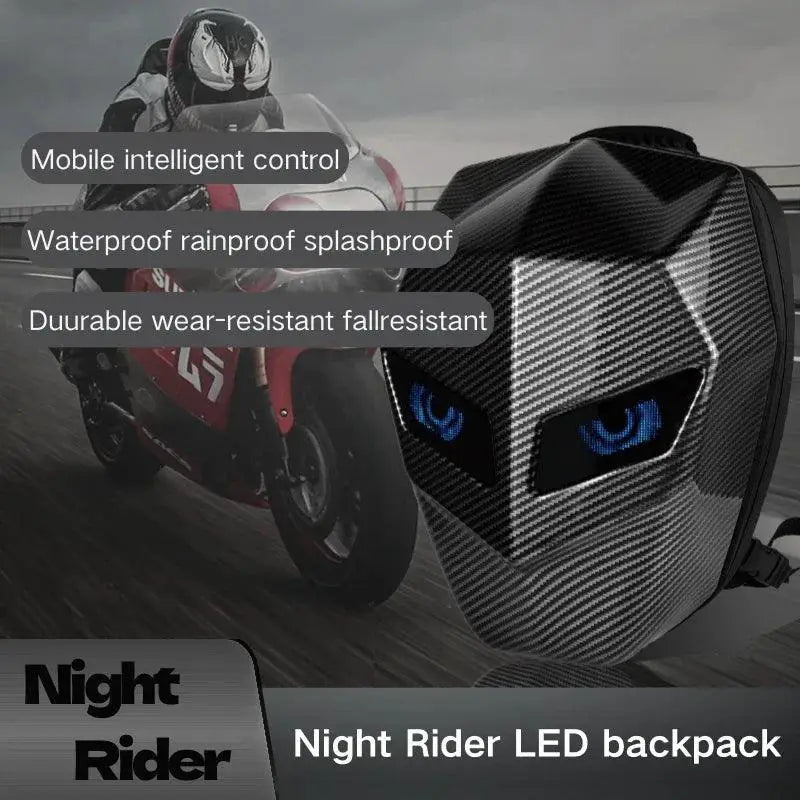 Customizable LED Travel Backpack With Durable Hard Shell
