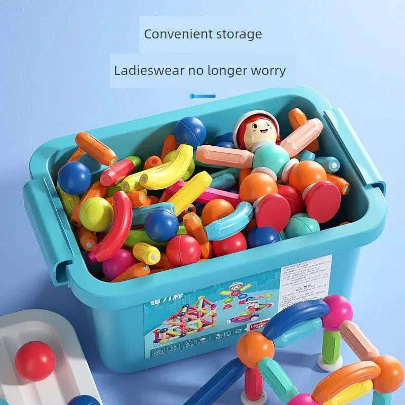 Ledi Magnetic Rods Puzzle Building Blocks for Kids 2 to 6