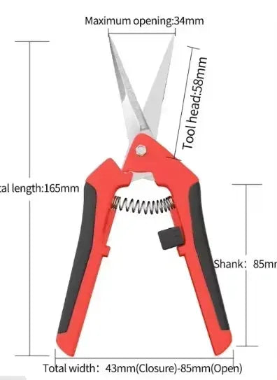 Garden Stainless Steel Flower Scissors Pruning Tools Set