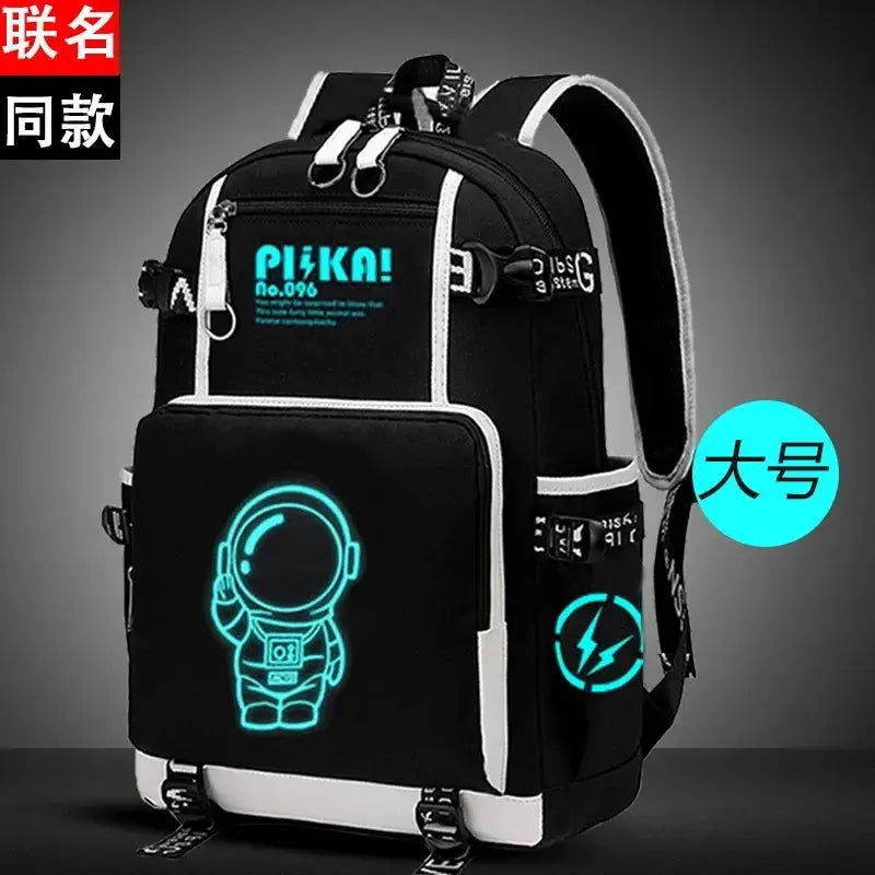 Waterproof Glow In The Dark Kids Backpack For Boys