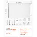 SucceBuy Retractable Baby Gate