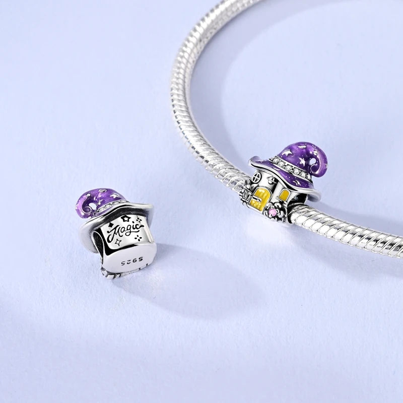 Sterling Silver Charm Beads Rose