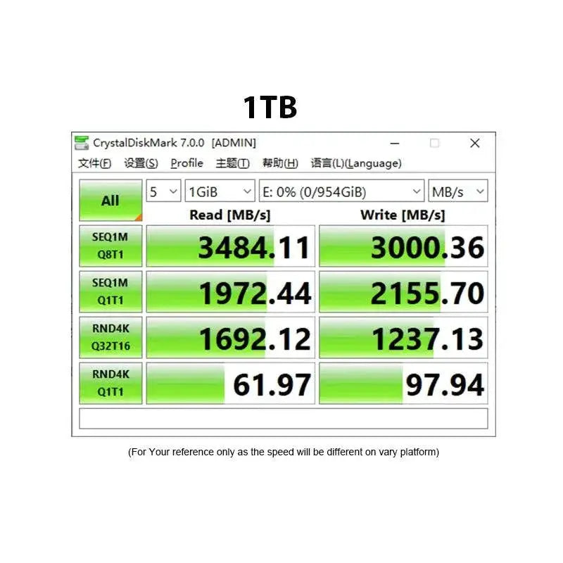 KingSpec NVMe SSD 1TB Gaming Edition Ultra High Performance