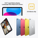 Apple iPad 10th Gen A14 Bionic 64GB WiFi 6 Tablet 2022