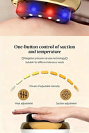 Electric Cupping Massager With Heating Suction Cups For Anti Cellulite Results