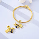 Mula Charm Sterling Silver Golden