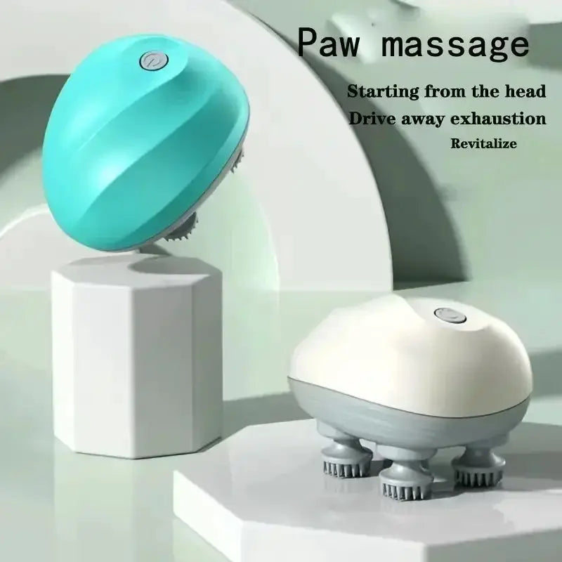 Scalp Massager With Gentle Kneading Nodes For Relaxation