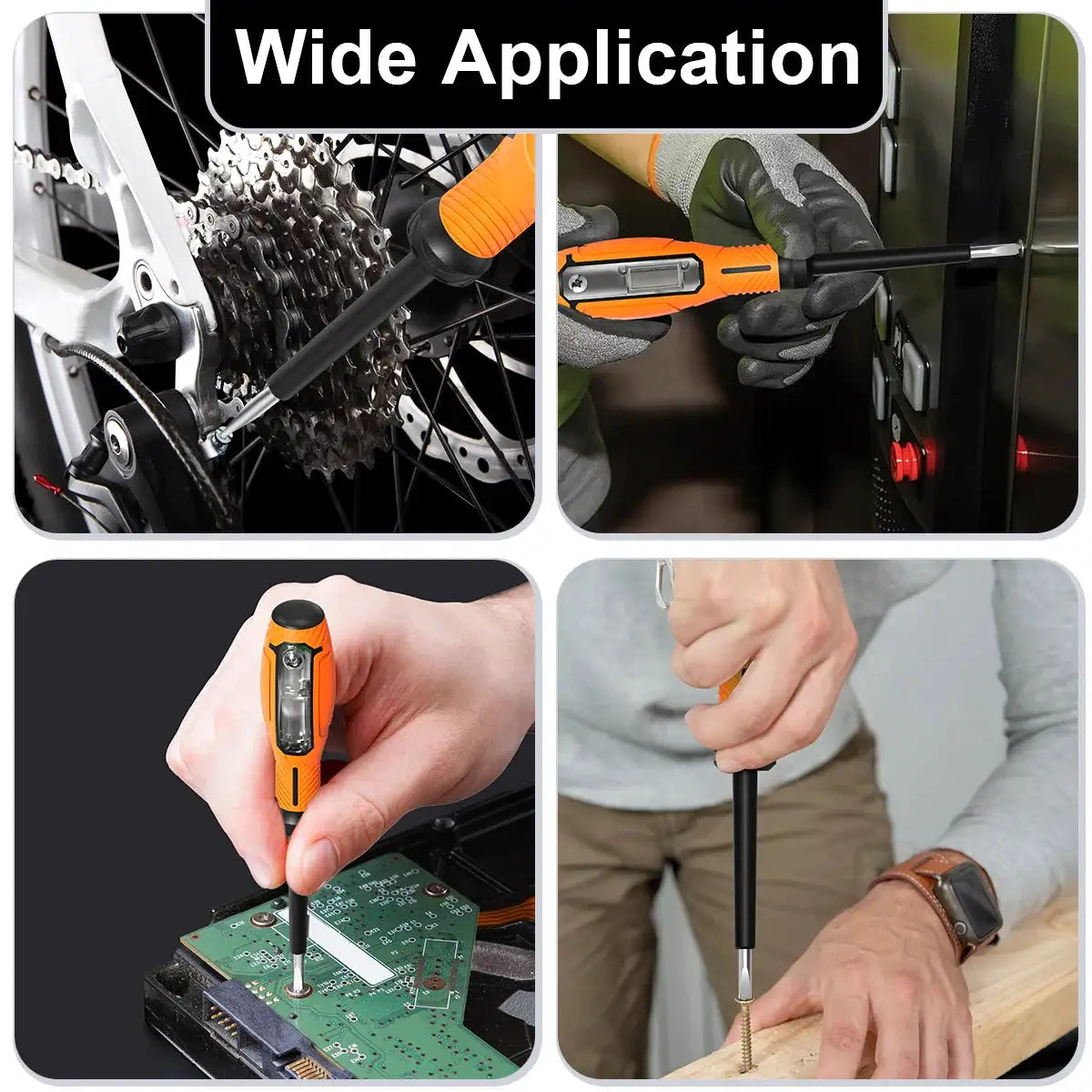 Non-Contact Screwdriver Voltage Tester Pen Live Wire Check Breakpoint Finder AC 12-220V LCD Display Screen Voltmeter NJTY LY86D