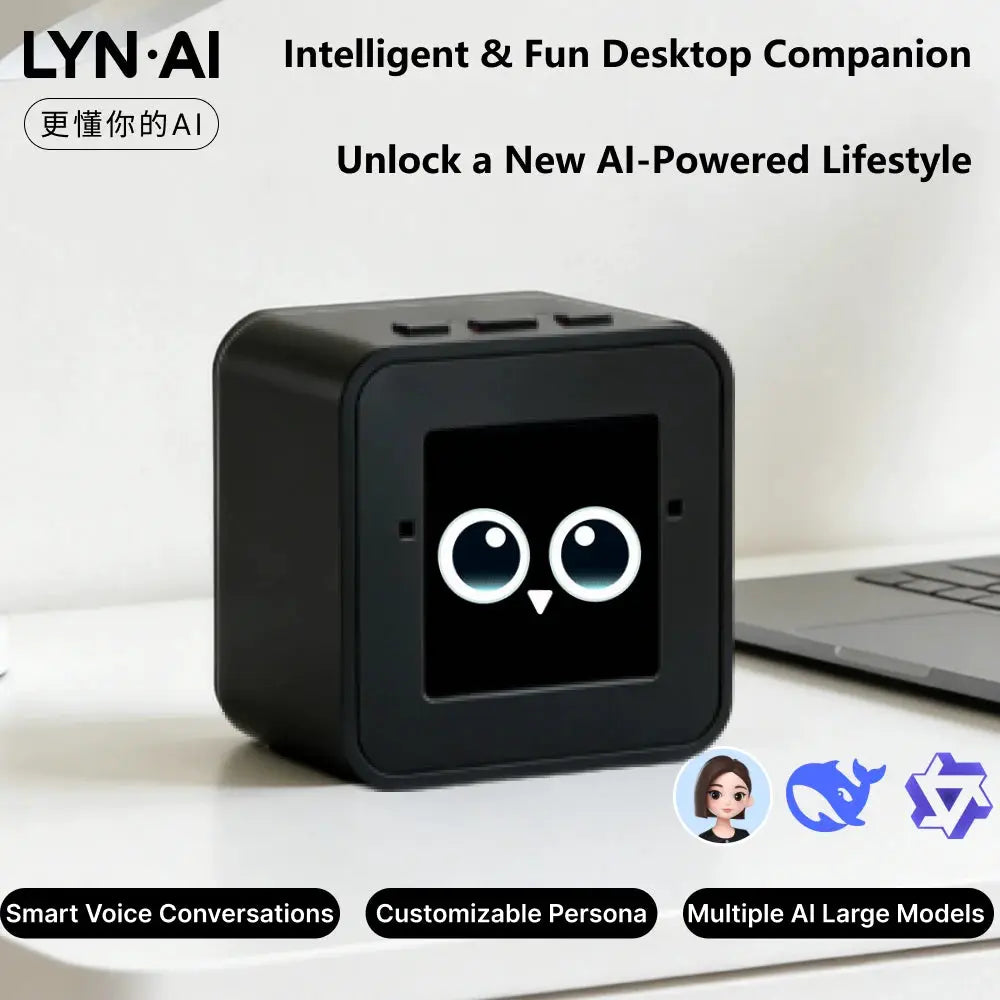 Mini Smart AI Robot Companion Voice Activated Desktop Assistant For Reminders