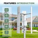 Vertical Axis Wind Turbine Kit