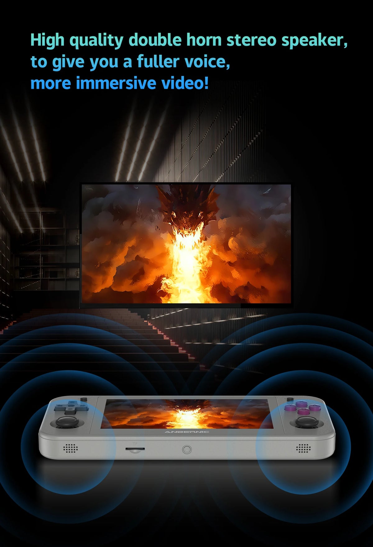 Anbernic Handheld Game Console Android System Unisoc Tiger OLED — product view 7