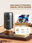 Premium Portable Coffee Set: Rechargeable Espresso Maker +