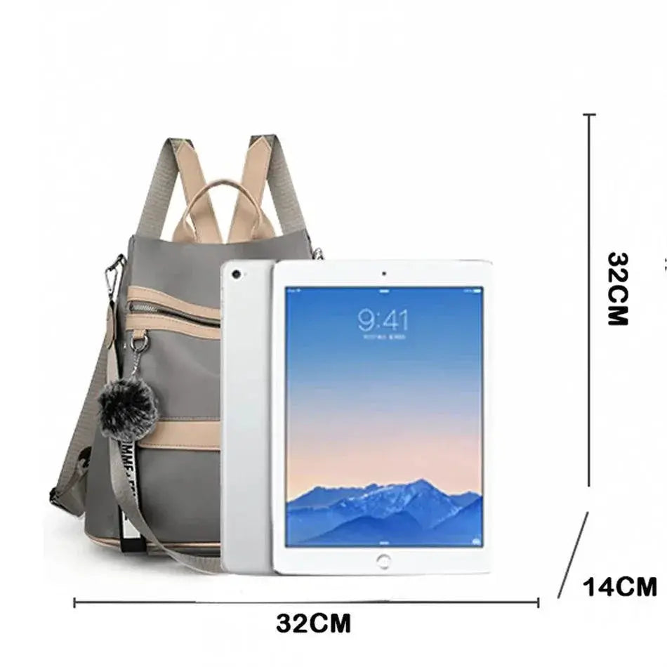 Versatile Anti Theft Waterproof Backpack for Women Rucksack