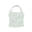 NCLAGEN Gym Halter Top Longline Strappy Yoga Wear