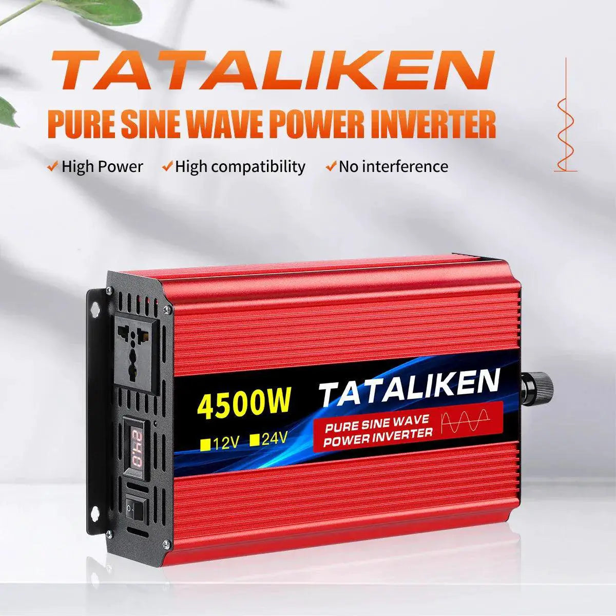 Pure Sine Wave Inverter For Cars Smooth Power Conversion