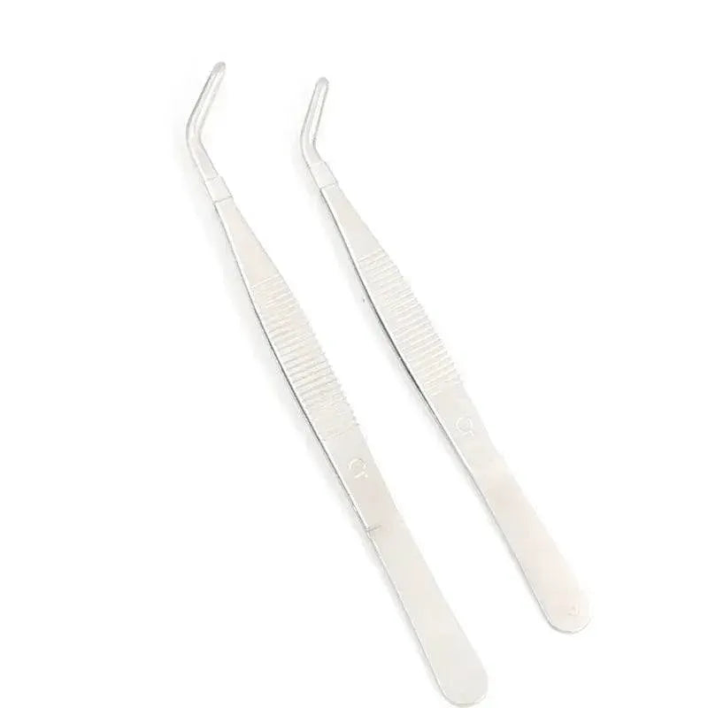 Stainless Steel Elbow Tweezers for Pets Aquarium Medical