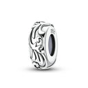 Silver Stopper Sterling Cz Pave