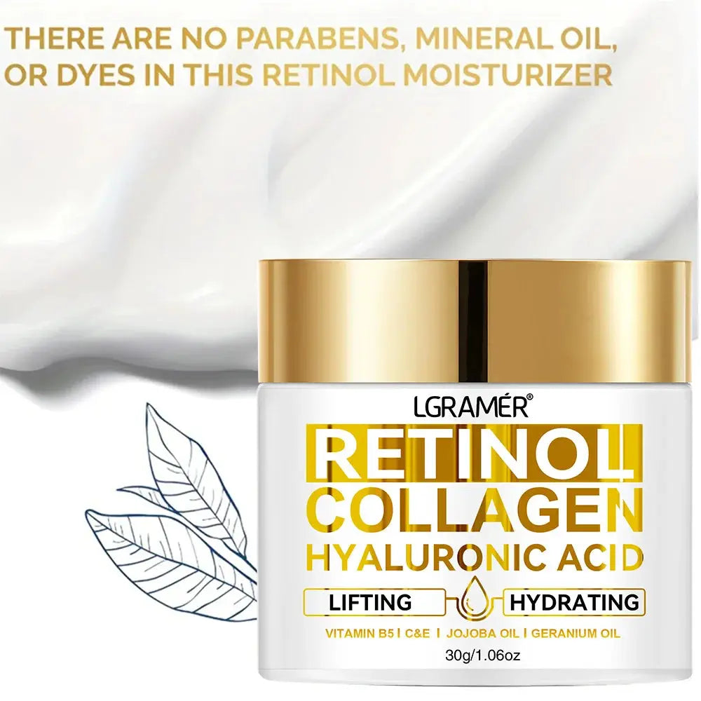 Retinol Face Cream Moisturizing Repairing Nourishing Smooth Wrinkles Firming Lifting Collagen Skin Care Cosmetic Products