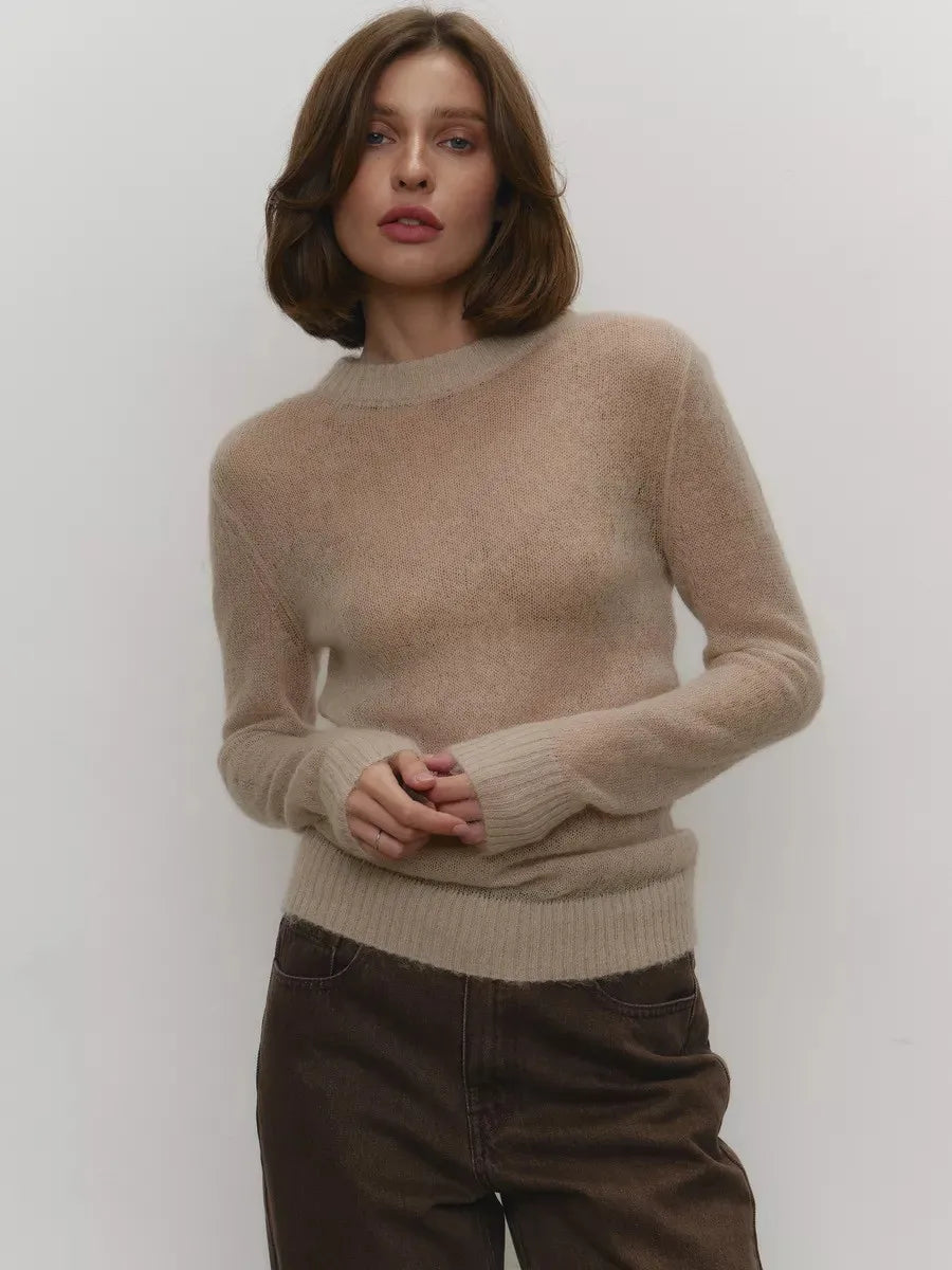 Crewneck Regular Fit Spring Sweater