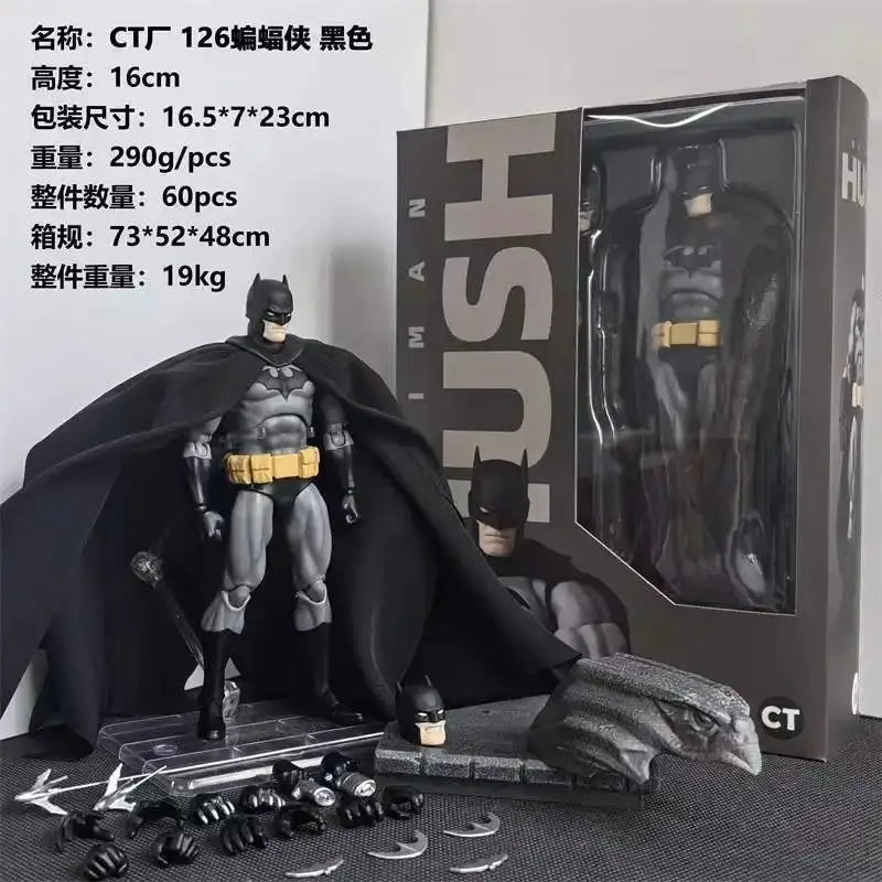 CT Toys Batman Mafex 126 Blue Action Figure 1/6 Scale DC HUSH SHF Anime Collectible Figurine Fans And Collectors Xmas Gifts
