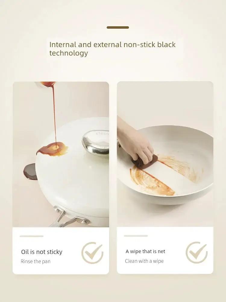 Velosan Pebble Gas Stove Neutral Nonstick Pan 4.5kg - OurLum.com