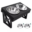 Adjustable Elevated Dog Bowls for Medium to Large Dogs