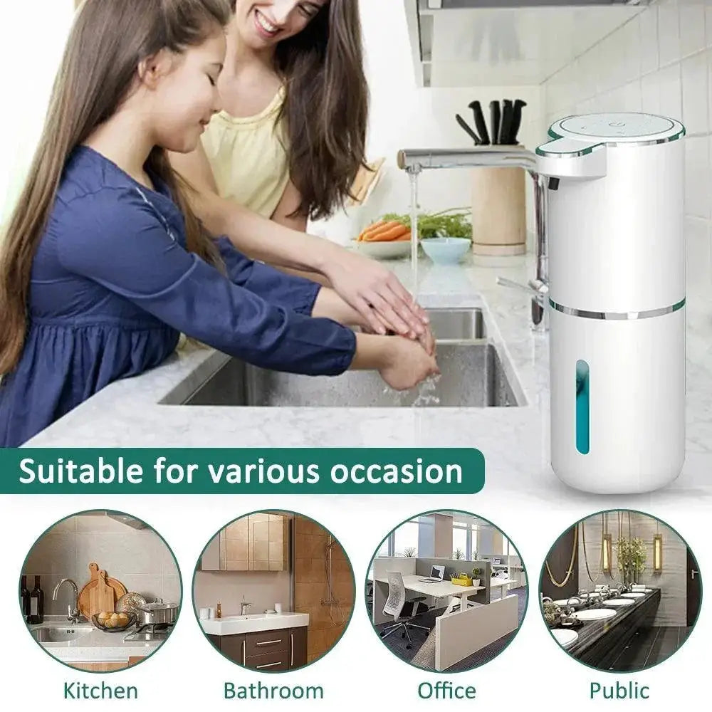 Foaming Soap Dispenser for Touchless Handwashing in Homes