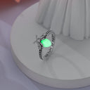 Luminous Firefly Ring Silver