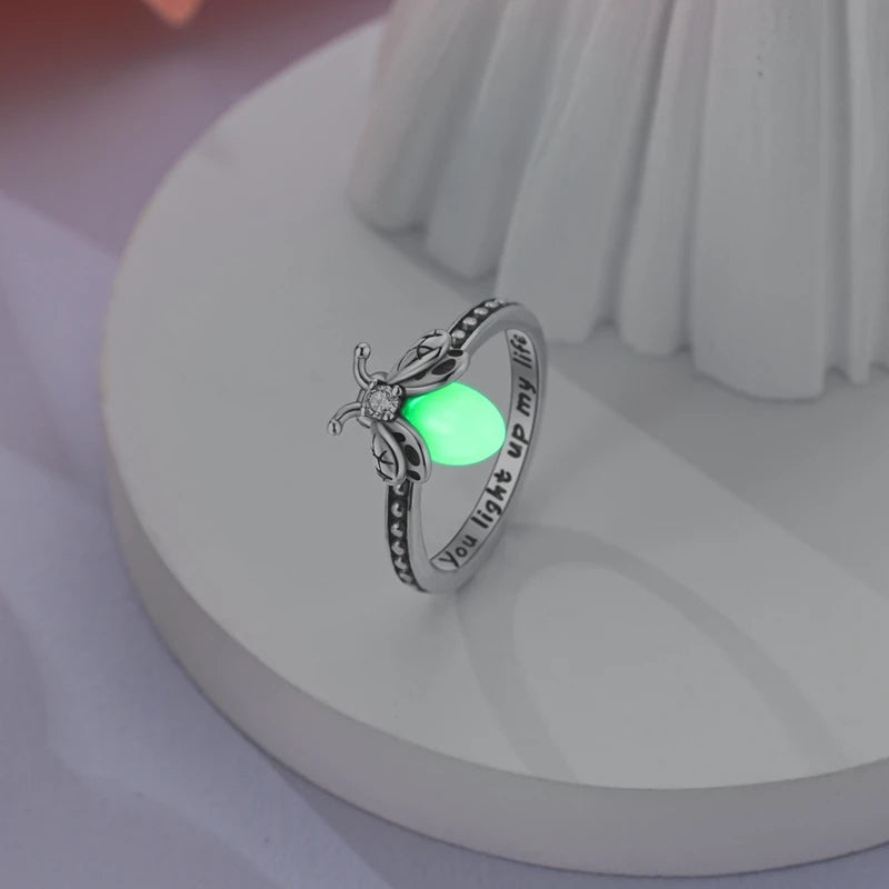 Luminous Firefly Ring Silver