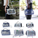 Portable Bird Travel Pet Carrier with Feeding Cup and Stand