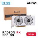 ELSA White Radeon RX GPU Unleash Extreme Gaming Power