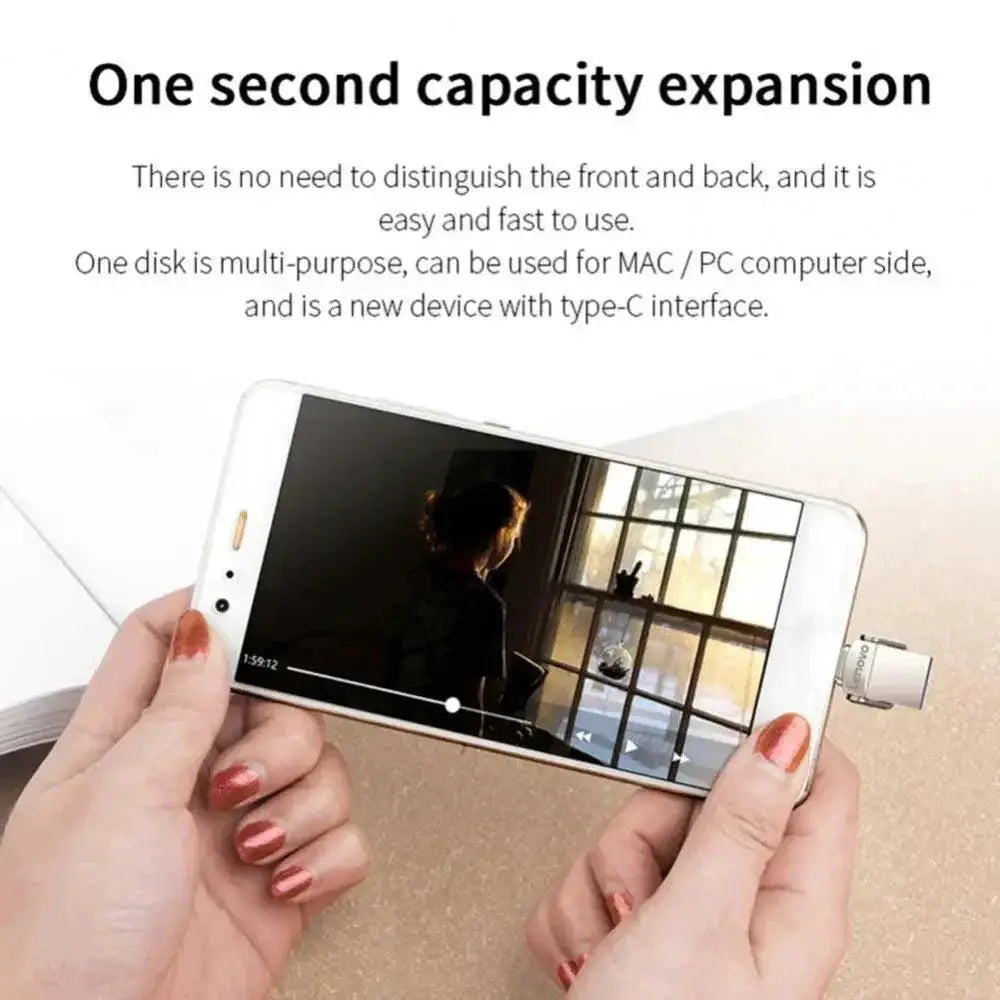 Portable Metal USB SSD High Speed External Storage Drive 2TB