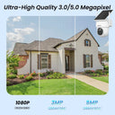 Smart Solar Outdoor Security Camera For Home Monitoring