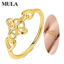 Mula Sterling Silver Gold Celtic