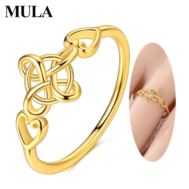 Mula Sterling Silver Gold Celtic