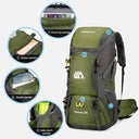 50L Travel Backpack Camping Bag For Men Large Hiking Bag