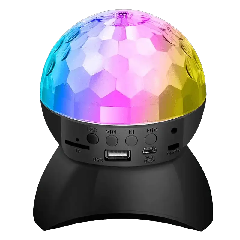 Bluetooth RGB Disco Ball Projector With Speaker For Parties