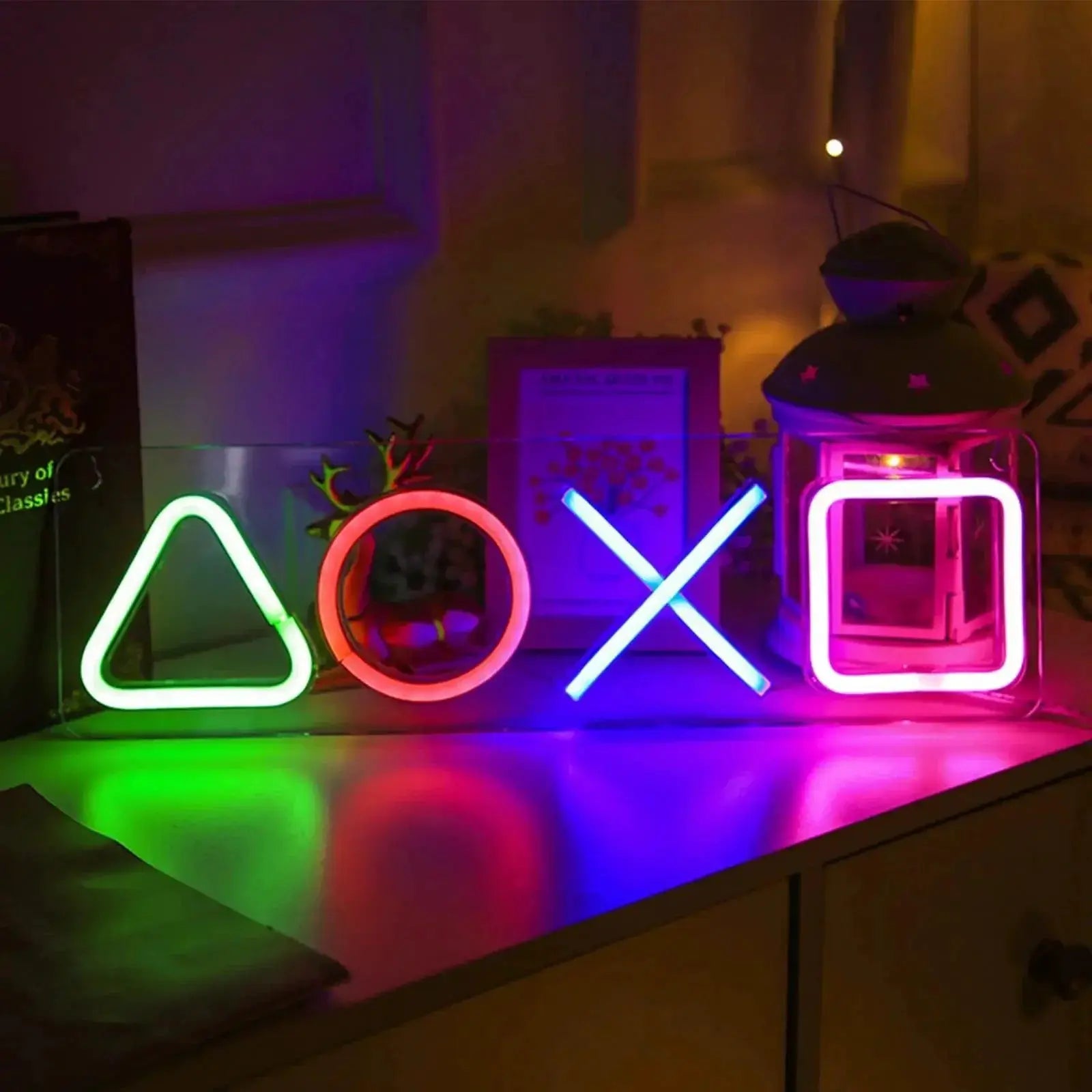 Custom PS4 Game Icon Neon Sign Light for Modern Home Decor