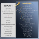 Boya Boyalink 2 Lavalier Microphone System For IPhone Android Cameras Stream Pro