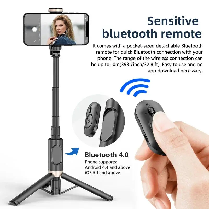Bluetooth Wireless Selfie Stick Tripod Monopod Remote