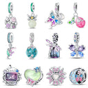 100 Sterling Silver Nightglow Butterfly Heart-Shaped