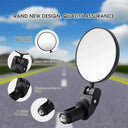 Universal Bicycle Rearview Mirror Adjustable RotateWide-Angle Cycling HandlebarRear View for MTB Road Bike Accessories