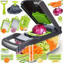 Vegetable Chopper with Blades and Container, Onion Chopper