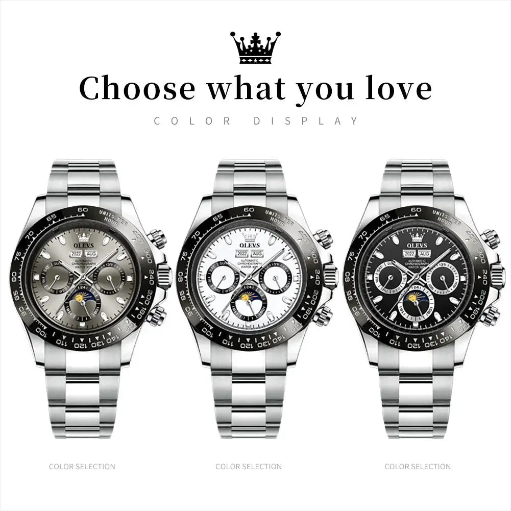OLEVS Automatic Mens Chronograph