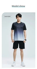 Cool Dry Ice Silk Sports Set Training