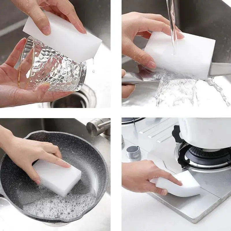 Melamine Sponge Magic Eraser Kitchen Bathroom Cleaning
