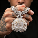 Iced Out Round D Number